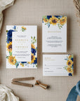 IVY Floral Wedding Invitation Suite Template