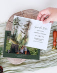 Gaia Postcard Save the Date Woodland