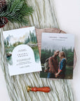 ARNA Mountain Themed Wedding Invitation Template Set
