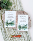 ARNA Mountain Themed Wedding Invitation Template Set