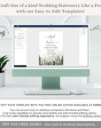 GAIA Forest Wedding Invitation Suite Template