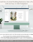 Gaia Postcard Save the Date Woodland