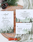 GAIA Forest Wedding Invitation Suite Template