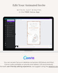 Rose Gold Passport Save the Date Video Template
