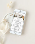 ARNA Timeline of A Wedding Day Digital Card