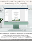 ARNA Mountain Wedding Menu Template