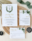 Palma | Elegant Tropical Wedding Invitation Suite Template