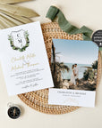 Palma | Elegant Tropical Wedding Invitation Suite Template