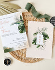 Palma | Tropical Wedding Invitation Template