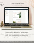 Palma | Tropical Wedding Invitation Template