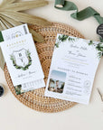 Palma | Tropical Passport Wedding Invitation Template