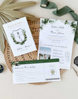 Palma | Tropical Passport Wedding Invitation Template