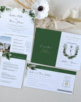 Palma | Tropical Passport Wedding Invitation Template