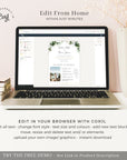 Palma | Tropical Passport Wedding Invitation Template