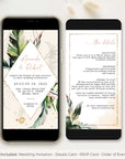 Palma | Tropical Wedding Invitation Digital