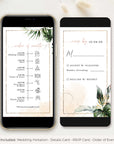 Palma | Tropical Wedding Invitation Digital