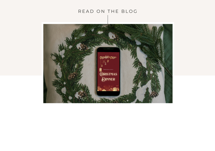 Everything You Need for the Perfect Christmas Dinner Invitation