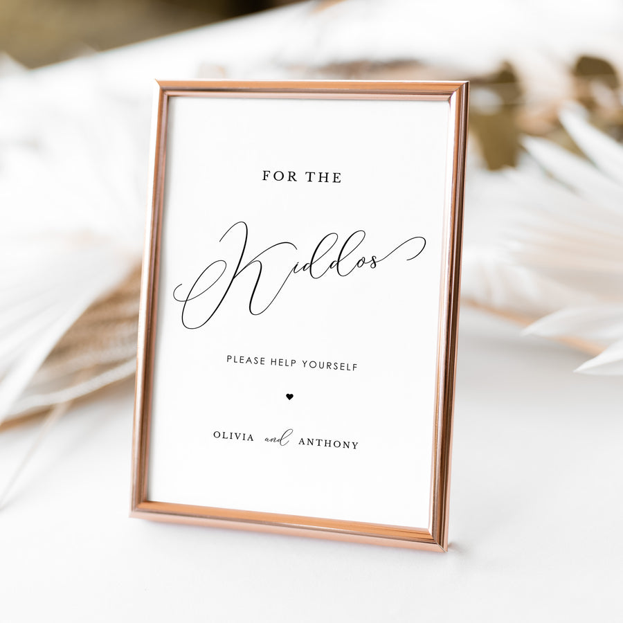 ELLA Kids Table Sign Template