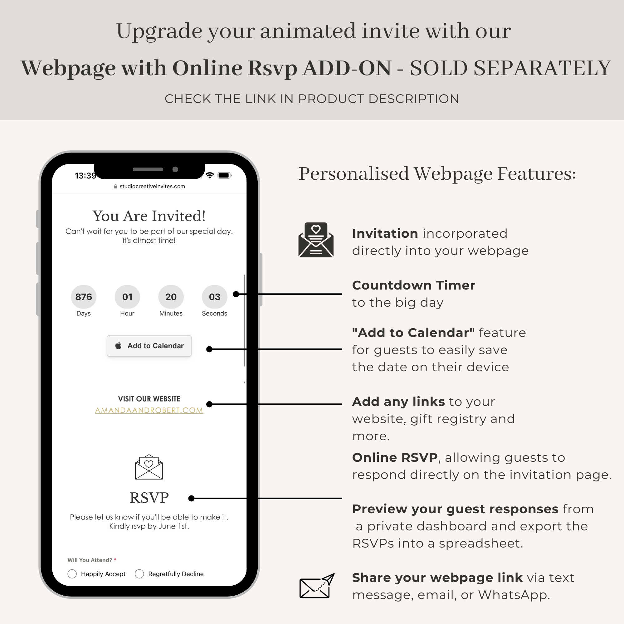 Boarding Pass Wedding Invitation Video Template