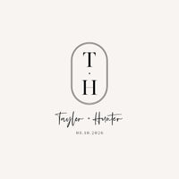 TAYLOR Boho Wedding Logo Design