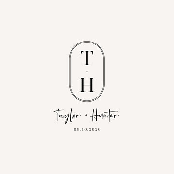 TAYLOR Boho Wedding Logo Design