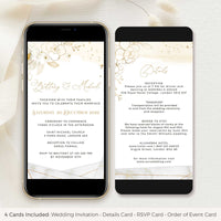 Dora | Elegant Digital Wedding Invitation