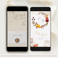 AMBRA Fall Wedding Save the Date Video Template