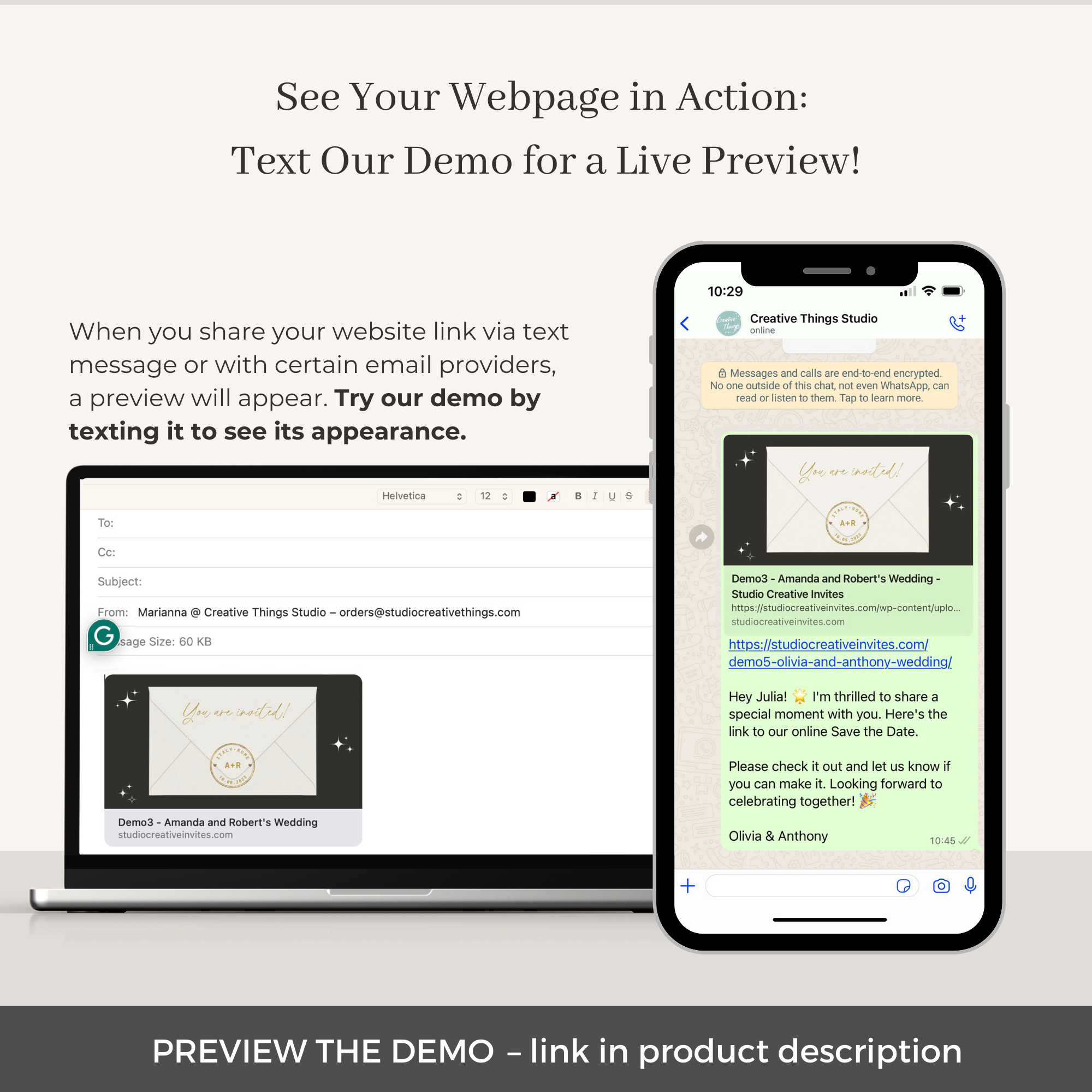 Webpage with Online RSVP – Premium Upgrade for Digital Invites