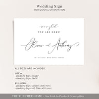 ELLA Wedding Ceremony Sign Template