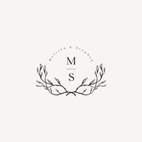 MELISSA Wedding Logo with Initials