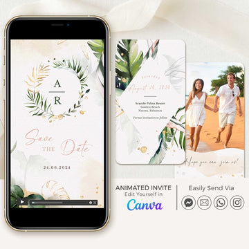 PALMA Tropical Save the Date Video Template