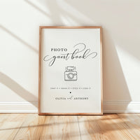 ELLA Polaroid Guest Book Wedding Sign Printable