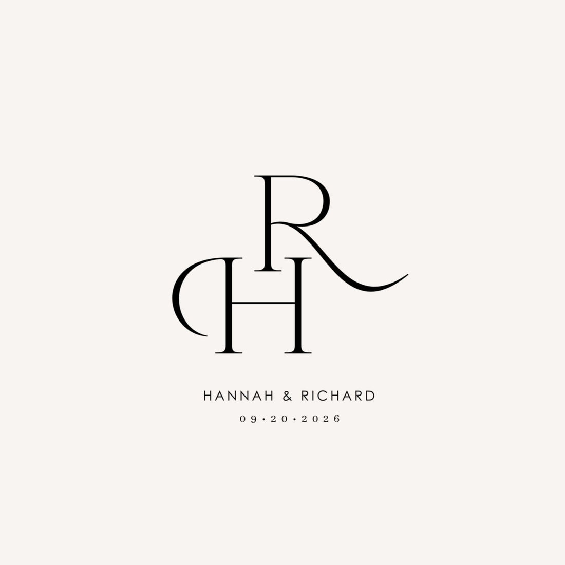 HANNAH Wedding Logo