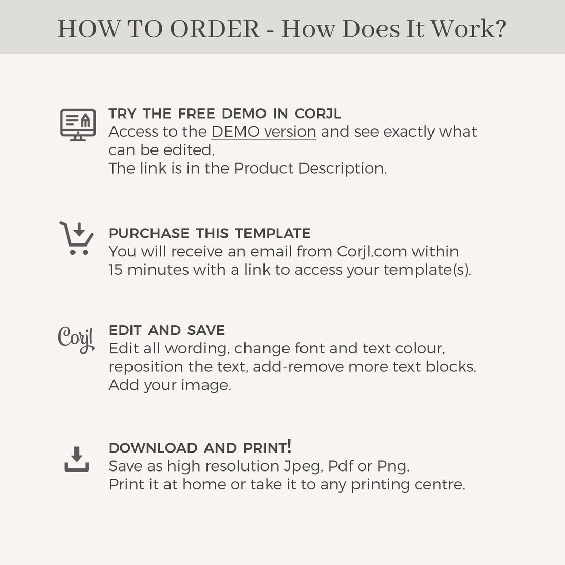 AZZURRA Wedding Menu Template