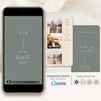 LAURA Sage & Blush Save the Date Video Template