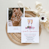 Flower Bridal Shower Invitation Printable