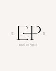 EVELYN Wedding Initial Logo