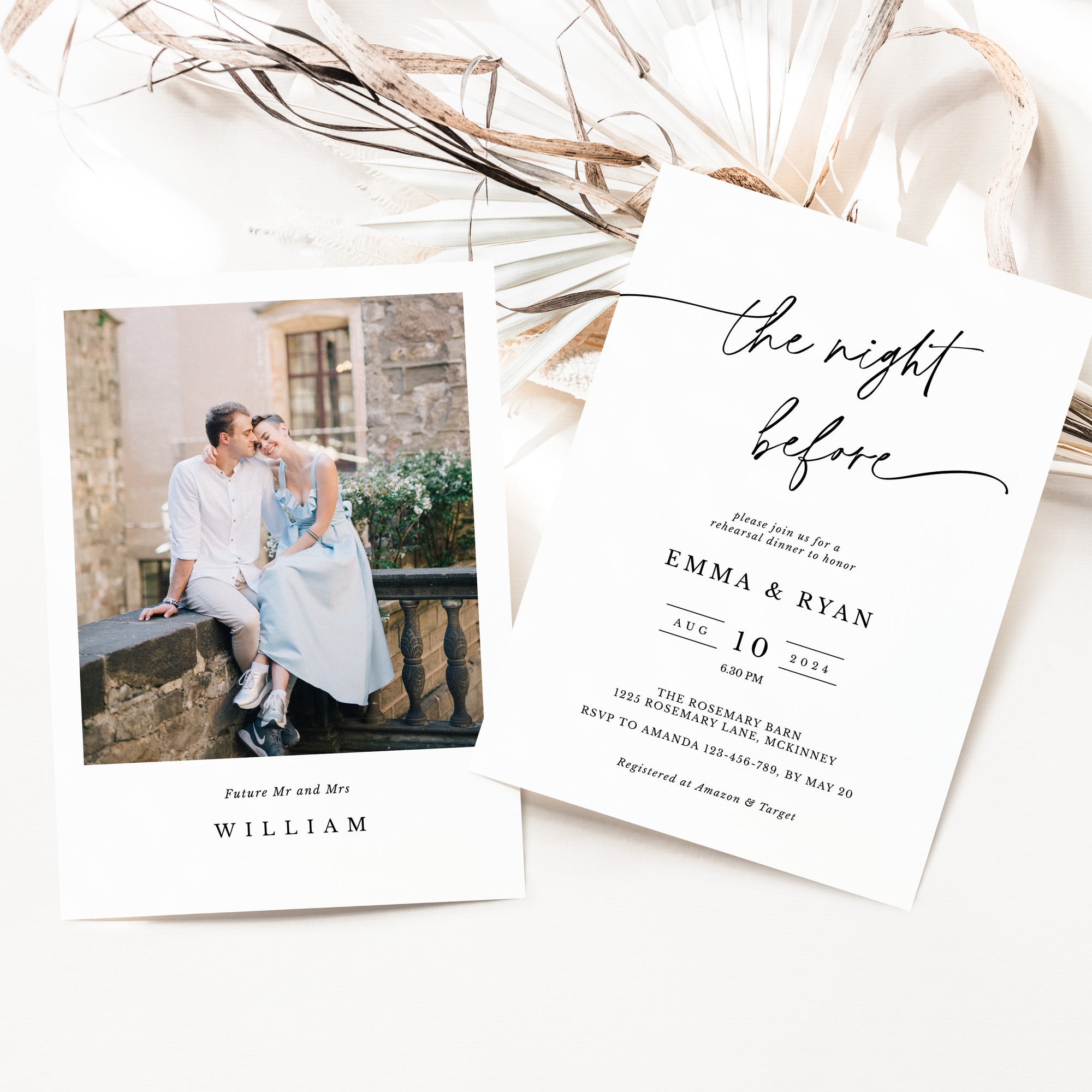 LAURA Rehearsal Dinner Invitation Printable