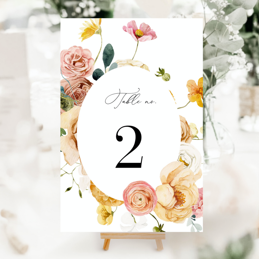 JUNE Wedding Table Numbers Printable june-wedding-table-numbers-printable