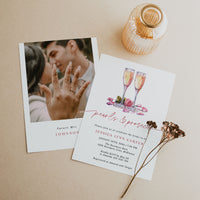 Flower Bridal Shower Invitation Printable