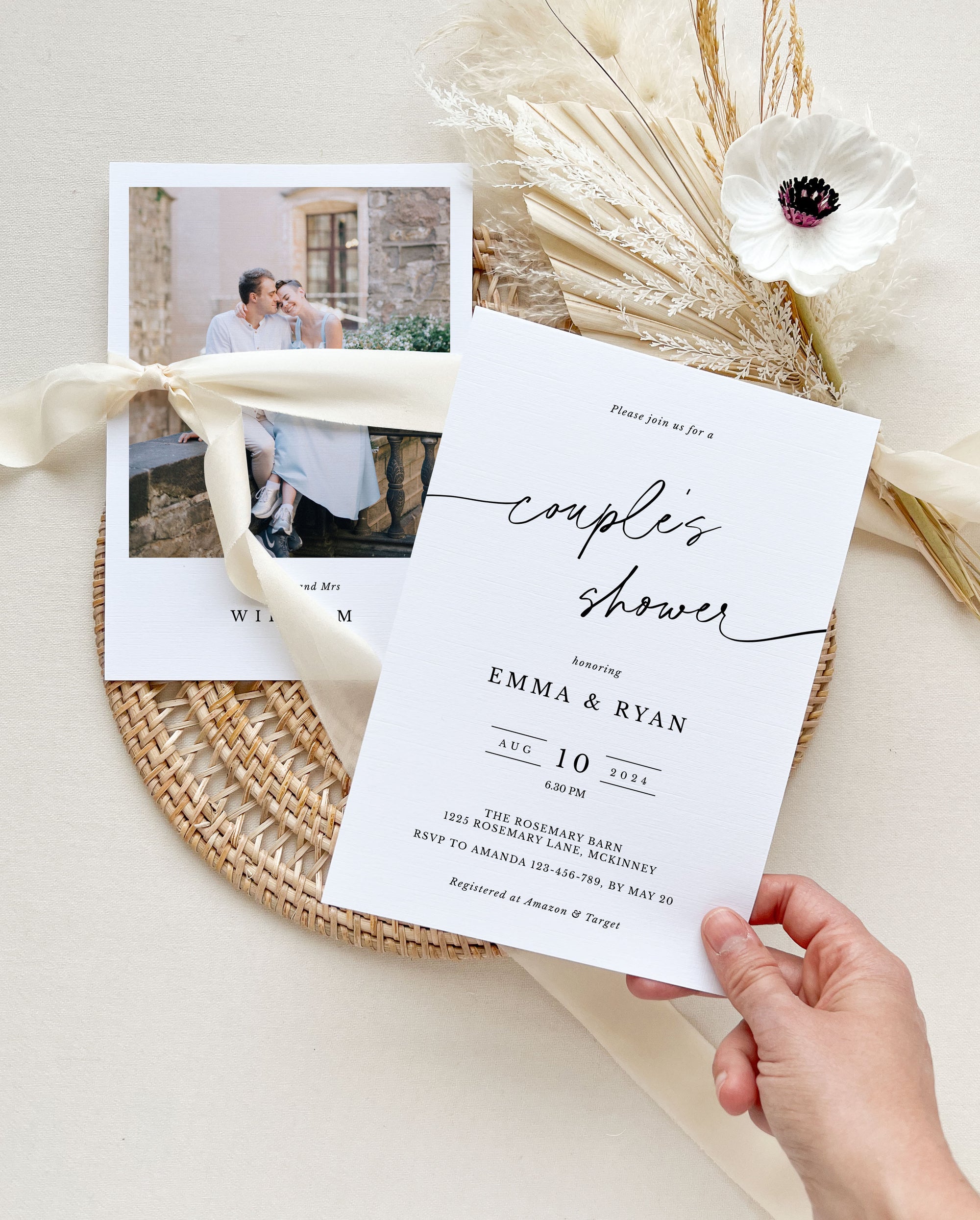 LAURA Printable Couples Shower Invitation