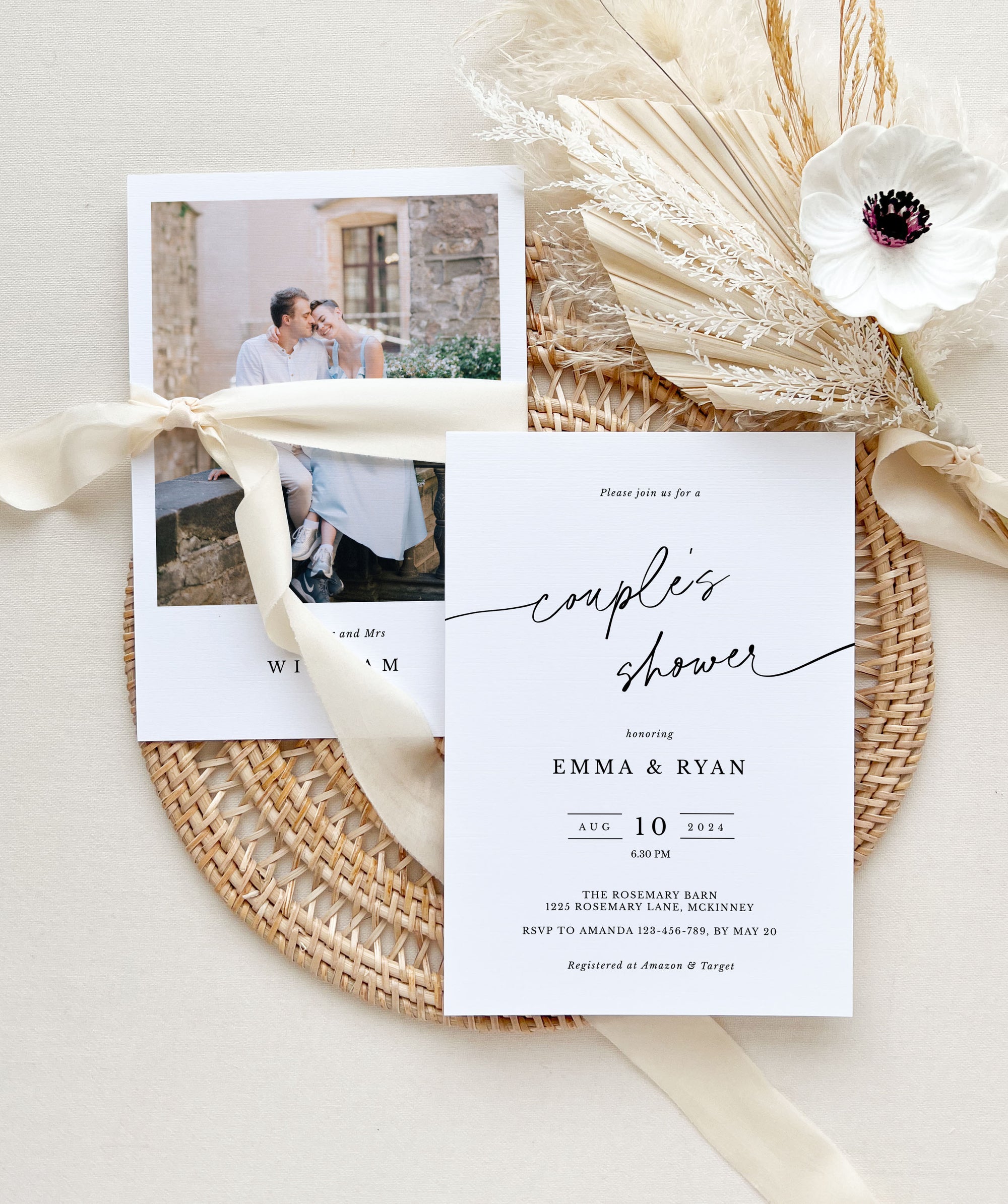 LAURA Printable Couples Shower Invitation