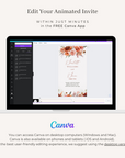 SCARLETT Boho Wedding Invitation Video Template