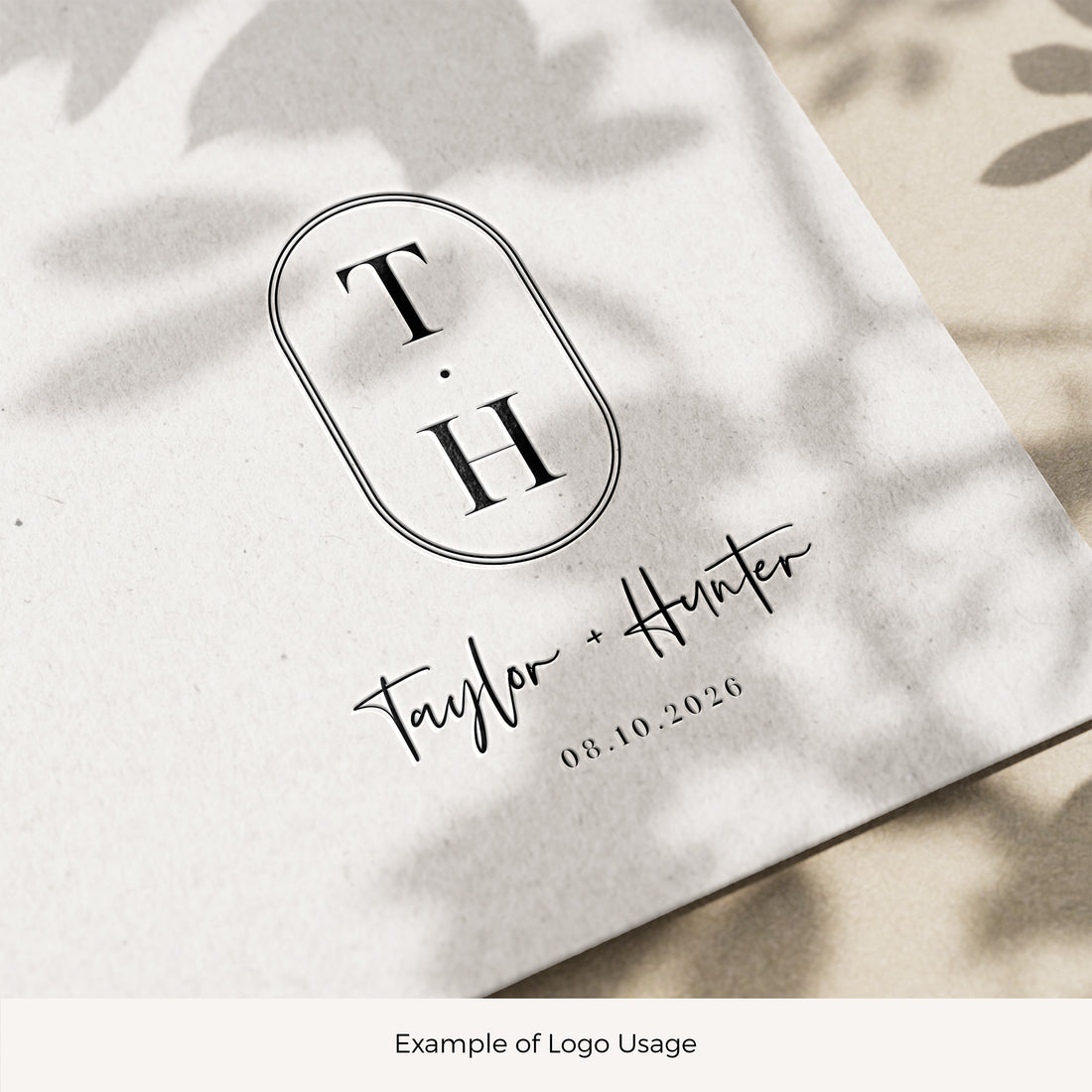 TAYLOR Boho Wedding Logo Design