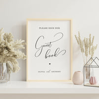 ELLA Printable Sign for Wedding Guest Book