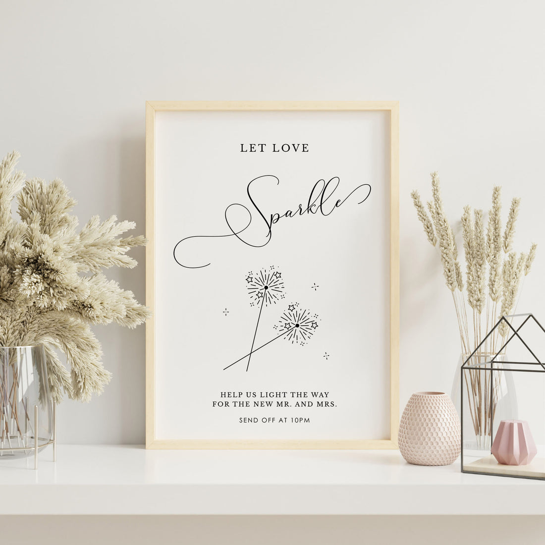 ELLA Sparkler Send Off Sign Printable