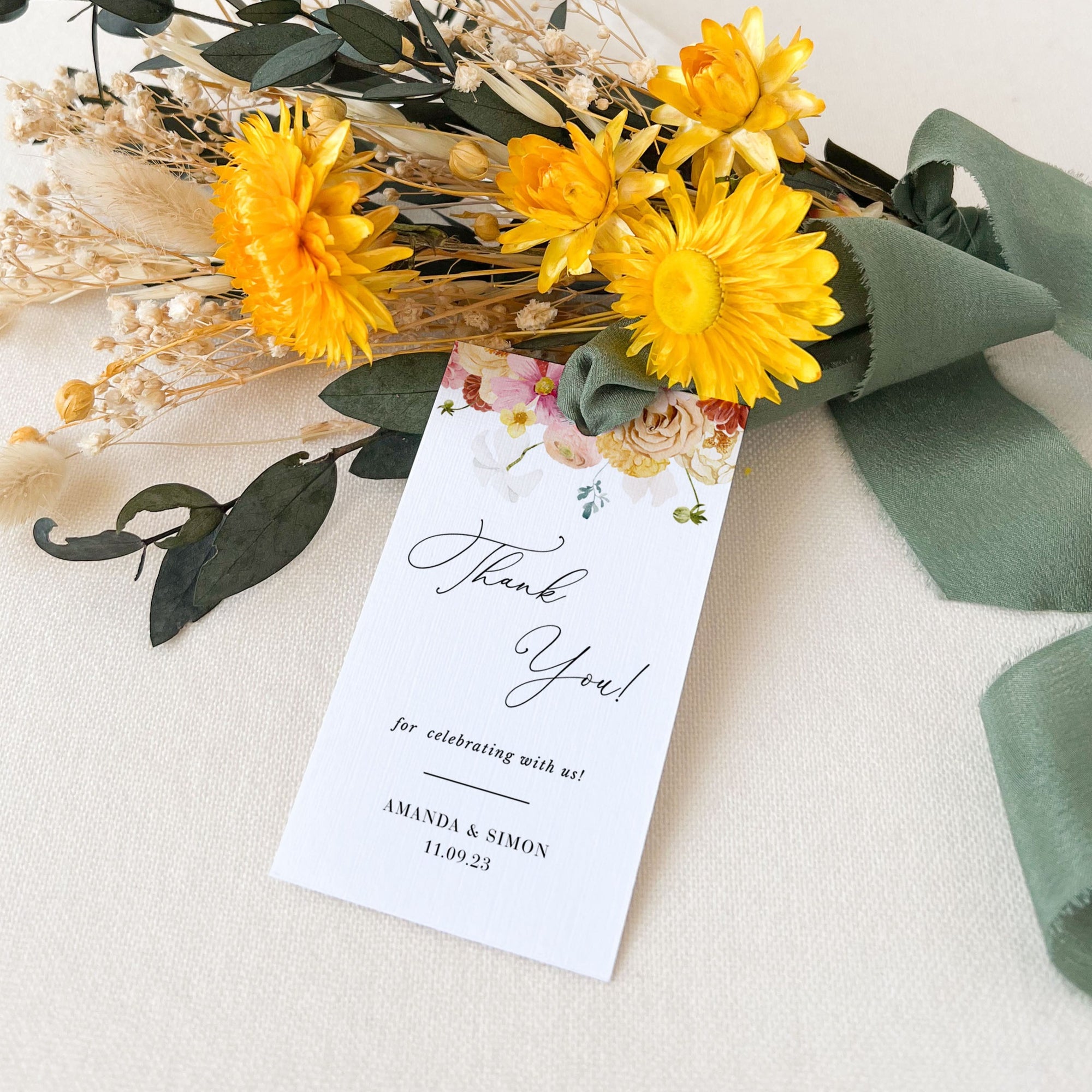 JUNE Printable Thank You Tags Template