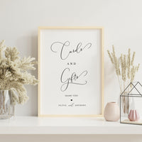 ELLA Printable Cards and Gifts Sign for Wedding