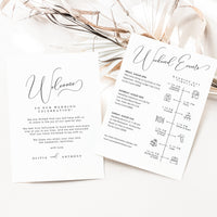 ELLA Wedding Welcome Note Template