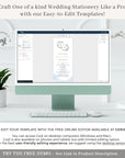 AZZURRA Wedding Program Template
